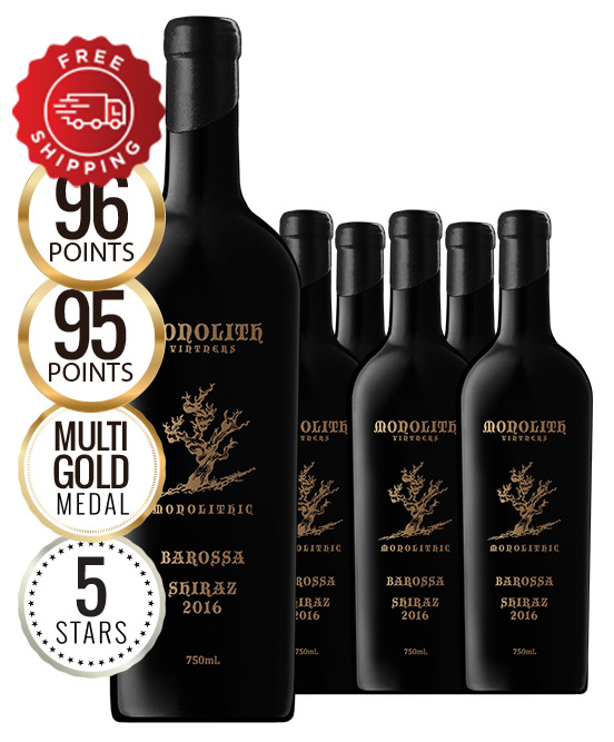 Monolith Vintners Monolithic Old Vine Barossa Valley Shiraz 2016 6pack