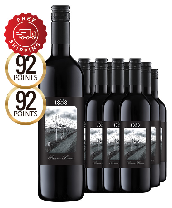 1838 Reserve Shiraz 2023 Dozen