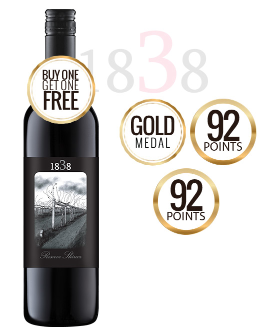 1838 Reserve Shiraz 2023
