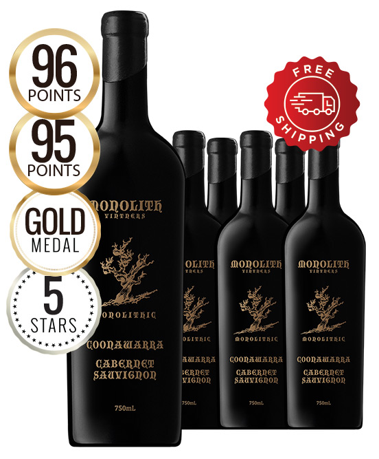 Monolith Vintners Monolithic Old Vine Coonawarra Cabernet Sauvignon 2019 6pack