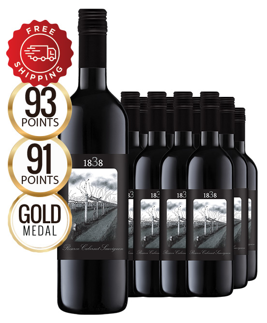 1838 Reserve Cabernet Sauvignon 2022 Dozen