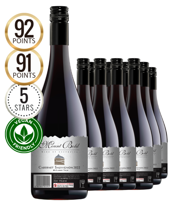 Mount Bold McLaren Vale Cabernet Sauvignon 2022 Dozen