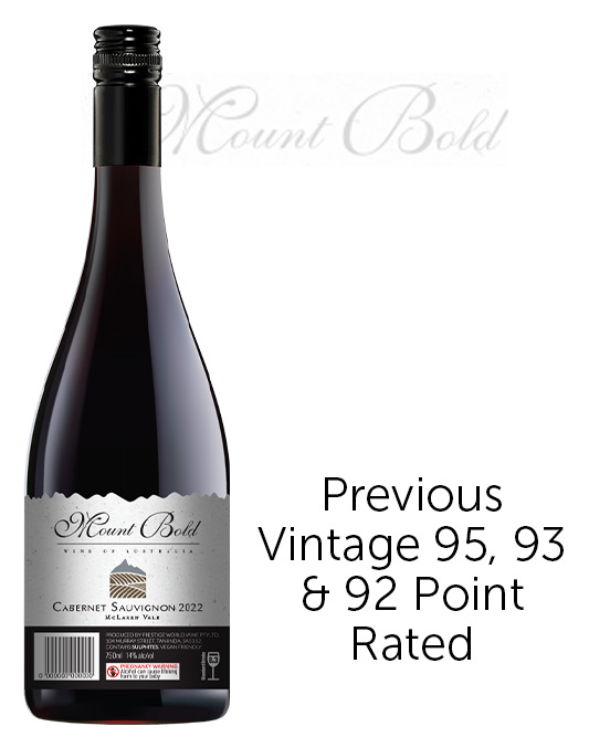 Mount Bold McLaren Vale Cabernet Sauvignon 2022