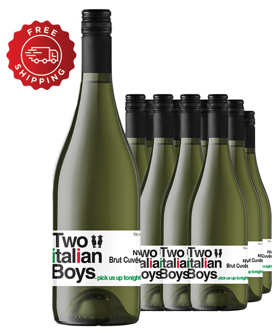 Two Italian Boys Sparkling Brut Nv Dozen
