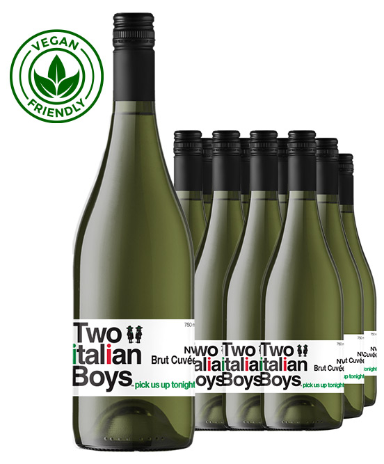 Two Italian Boys Sparkling Brut Nv Dozen