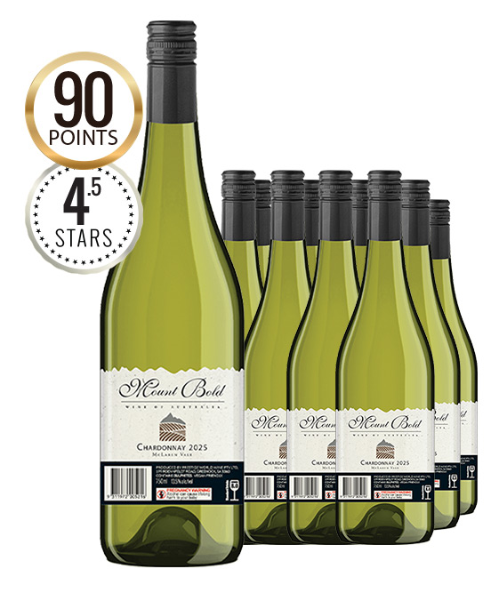 Mount Bold McLaren Vale Chardonnay 2025 Dozen