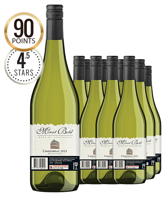 Mount Bold McLaren Vale Chardonnay 2025 Dozen