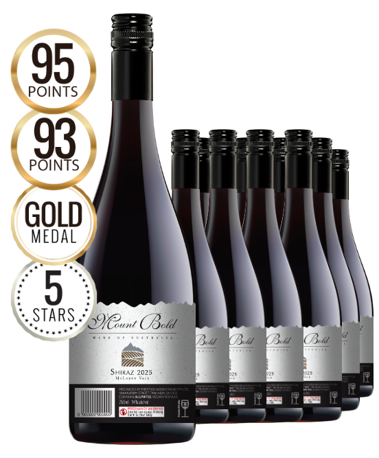 Mount Bold McLaren Vale Shiraz 2025 Dozen
