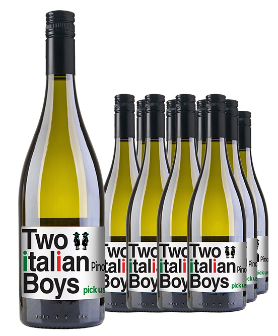 Two Italian Boys Pinot Grigio 2025 Dozen