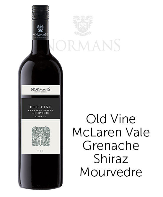 Normans Old Vine McLaren Vale Grenache Shiraz Mourvedre 2022