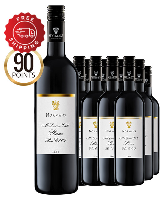 Normans Bin C163 McLaren Vale Shiraz 2025 Dozen