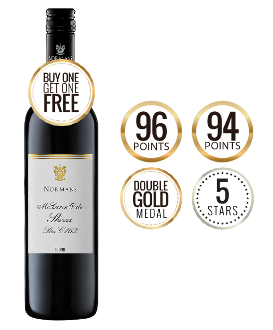 Normans Bin C163 McLaren Vale Shiraz 2025