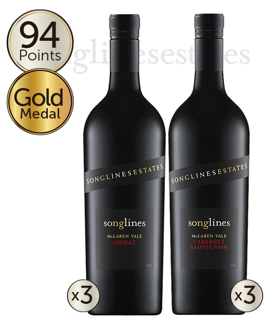 Songlines Estates Basket Pressed McLaren Vale Mixed 6pack 
