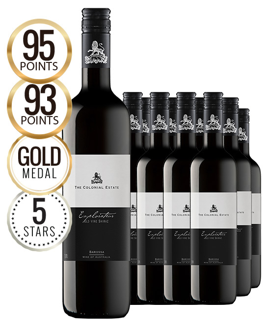 The Colonial Estate Explorateur Barossa Valley Shiraz 2023 Dozen
