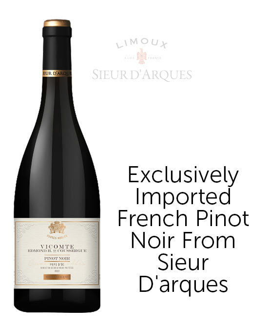 Sieur d Arques Cuvee Nobles Vicomte E.H De Coussergue Pinot Noir 2022