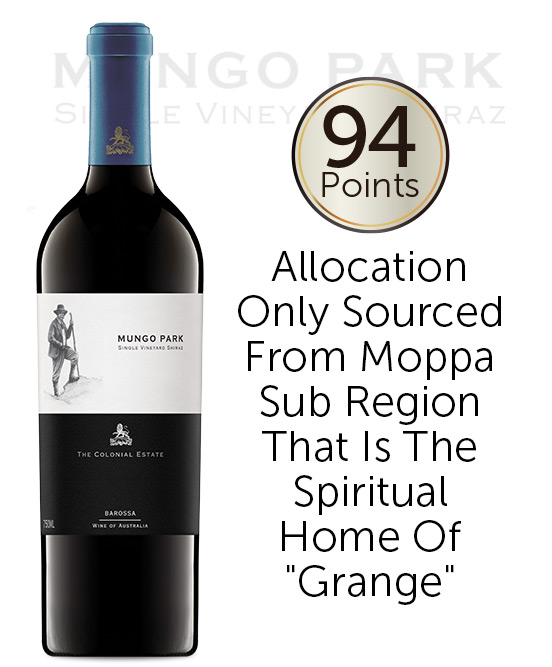 The Colonial Estate Mungo Park Single Vineyard Old Vine Barossa Valley