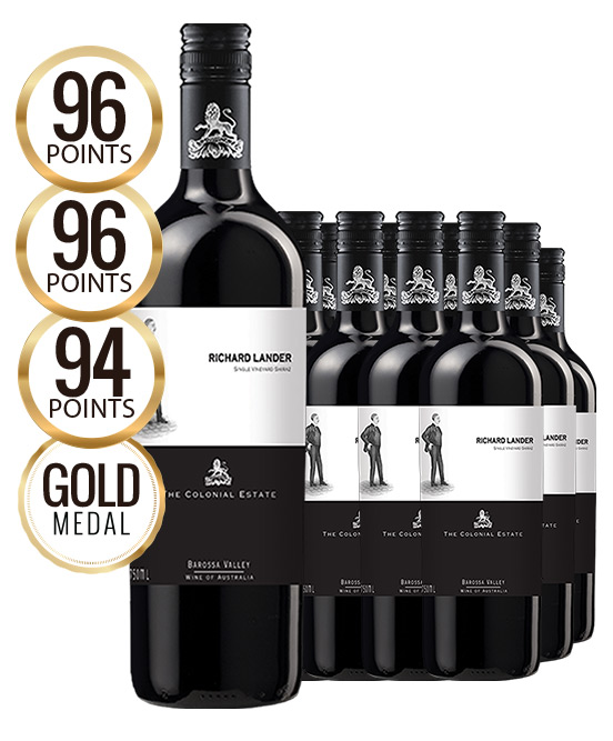 The Colonial Estate Richard Lander Old Vine Barossa Valley Shiraz 2020 Dozen