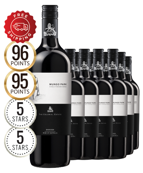 The Colonial Estate Mungo Park Single Vineyard Old Vine Barossa Valley Shiraz 2023 Dozen