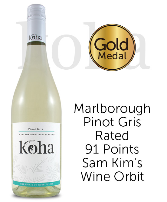 Koha Marlborough Pinot Gris 2018