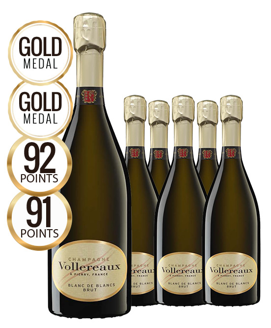 Vollereaux Blanc De Blanc Brut Nv 6pack
