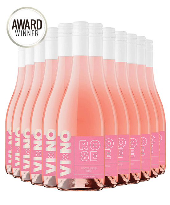 VIxNO Zero Non Alcoholic Rose Nv Dozen Get Wines Direct