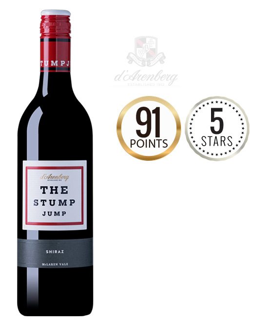 d'Arenberg The Stump Jump McLaren Vale Shiraz 2021