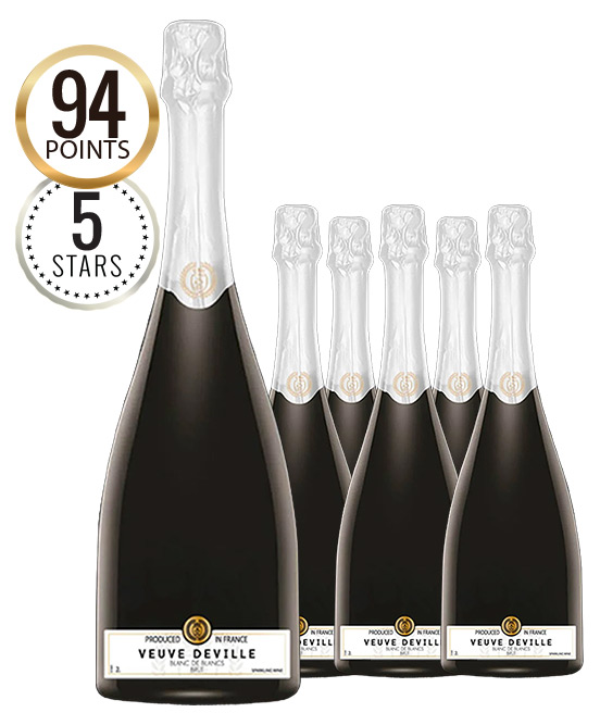 Veuve De Ville French Sparkling Brut Nv 6pack