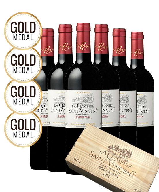 La Closerie Saint Vincent AOP Bordeaux Rouge 2022 6pack