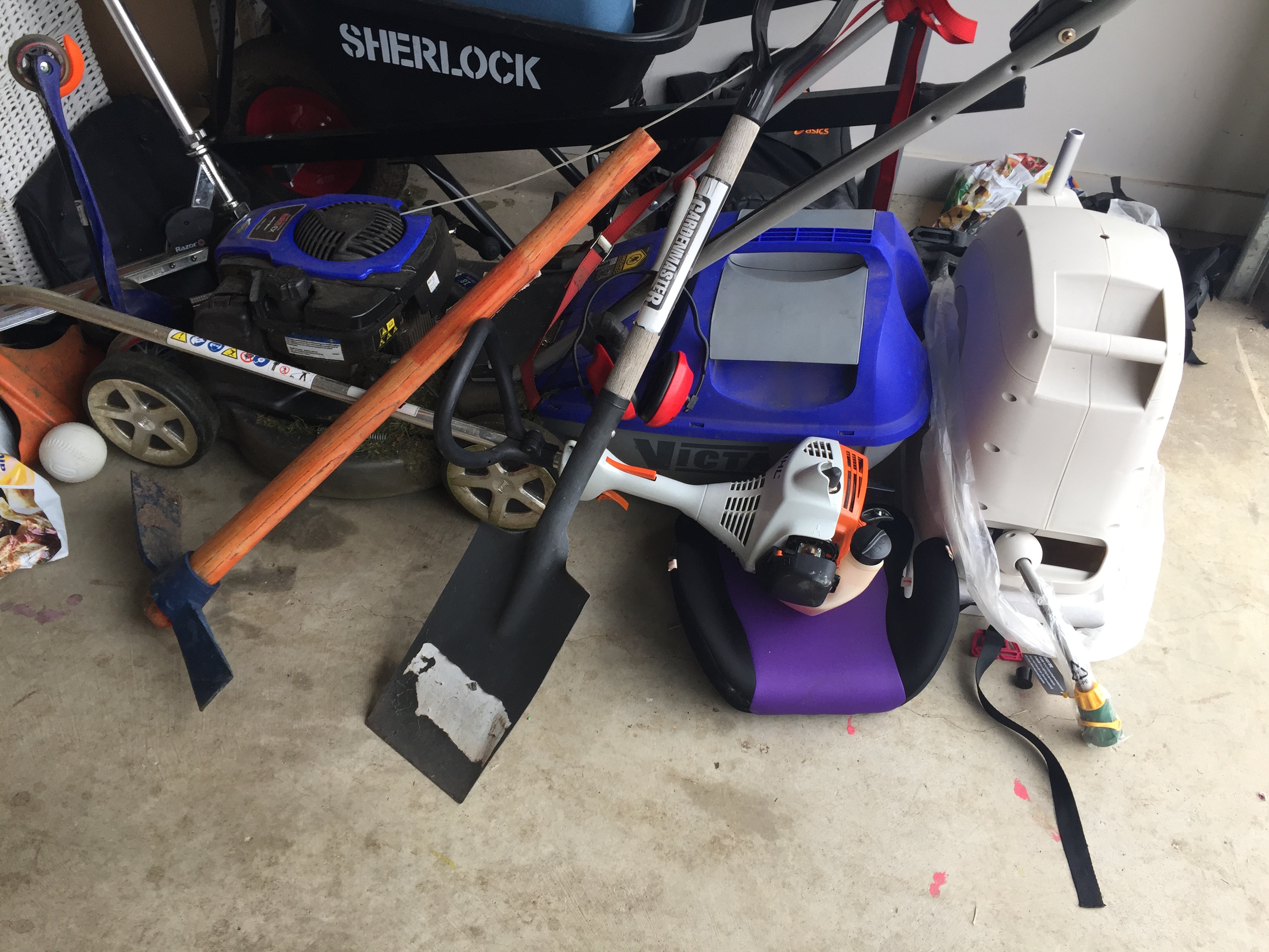 our shed is a mixed bag of stuff - stratco handi-mate