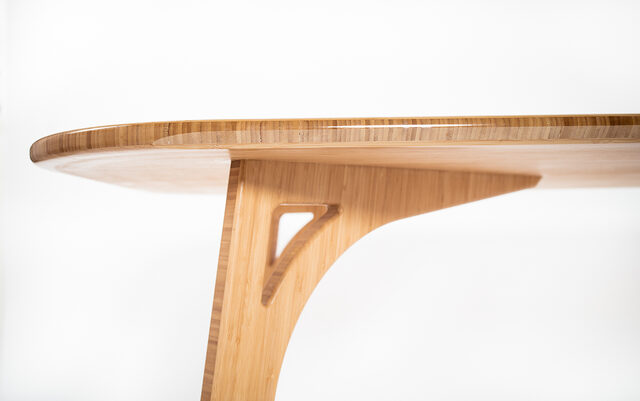 Rectangle Bamboo Dining Table | Custom Handmade by Bcompact Design - Bamboo, Dining Table, Profile Cut, Ecologically Friendly, Minimalist Modern, Interior Design, Residential Contract, Hospitality, Designer Furniture