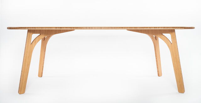 Rectangle Bamboo Dining Table | Custom Handmade by Bcompact Design - Bamboo, Dining Table, Profile Cut, Ecologically Friendly, Minimalist Modern, Interior Design, Residential Contract, Hospitality, Designer Furniture
