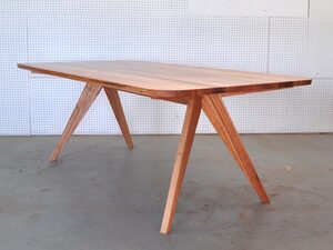 3 Way Mitre Series - 4 Seven's Table | Custom Handmade by WilderCoyle Furniture & Design - Dining Table, Mid Century Modern, Solid Timber