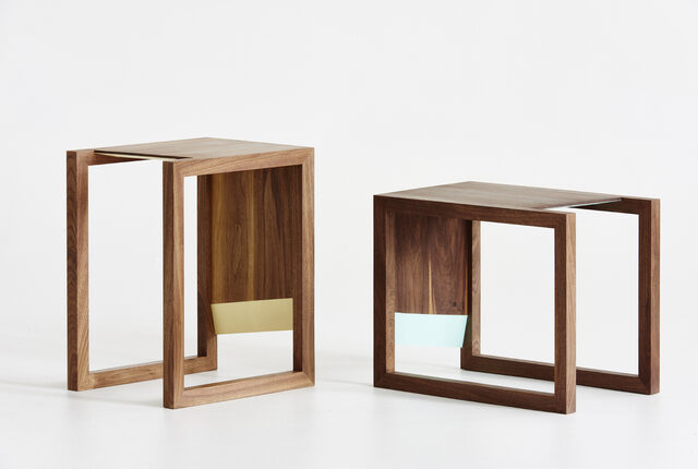 Sku Side Tables & Stools | Custom Handmade by Curious  Tales - Walnut, Multifunctional, Table, Stool, Solid Timber