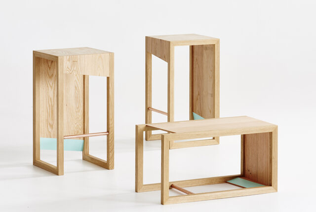 Sku Bar Stools | Custom Handmade by Curious  Tales - Stool, Solid Timber, American Oak