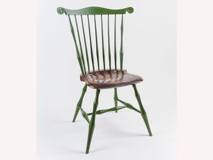 Fanback dining chair | Custom Handmade by Bernard Chandley - Hand Made, Hand Crafted, Dining Chair