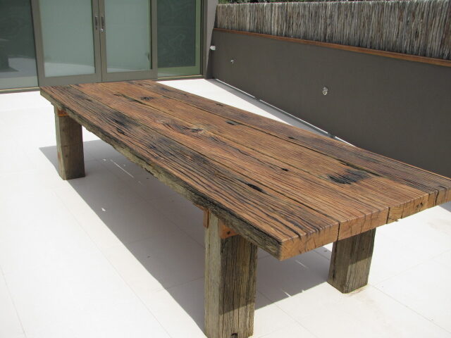 Rustic Wharf Table | Custom Handmade by Zac Pearton - Rustic, Recycled, Table, Outdoor
