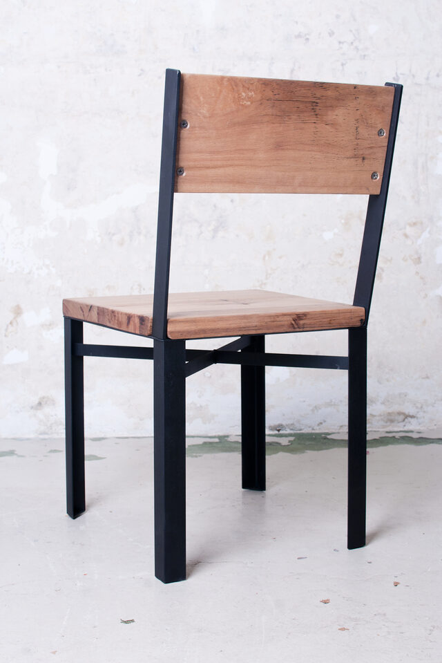 Stringy steel chair | Custom Handmade by Telegraph Road - Stringy Bark, Mild Steel