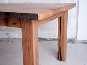 Tallowood dining table | Custom Handmade by Telegraph Road - Tallowood, Recycled