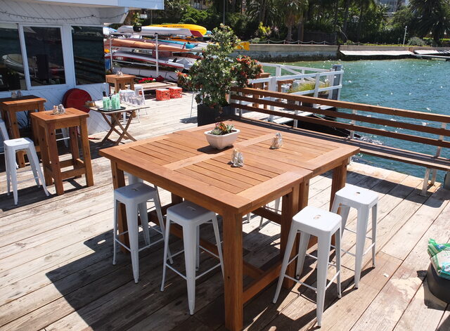 Outdoor tallowood tables | Custom Handmade by Telegraph Road - Outdoor, Tallowood, Australian Hardwood