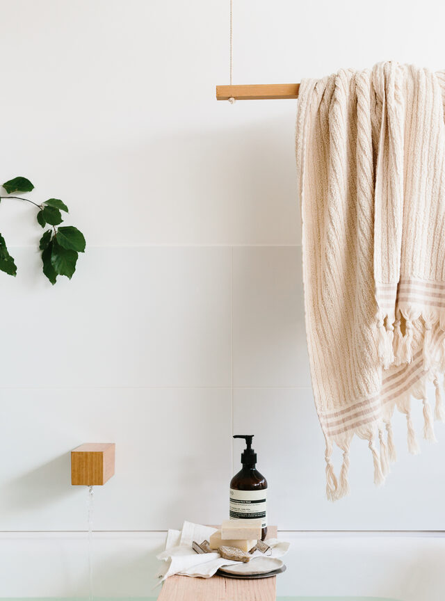 Tigre timber spout | Custom Handmade by Oliver Maclatchy - Bath Spout, Spout, Outlet, Faucet, Timber, Reclaimed Timber, Bathroom, Bath