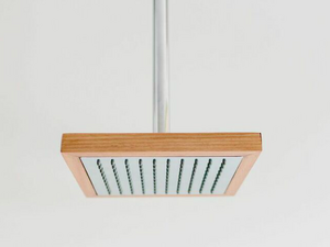 Otis timber and chrome shower head | Custom Handmade by Oliver Maclatchy - Shower, Shower Head, Timber, Chrome, Bathroom