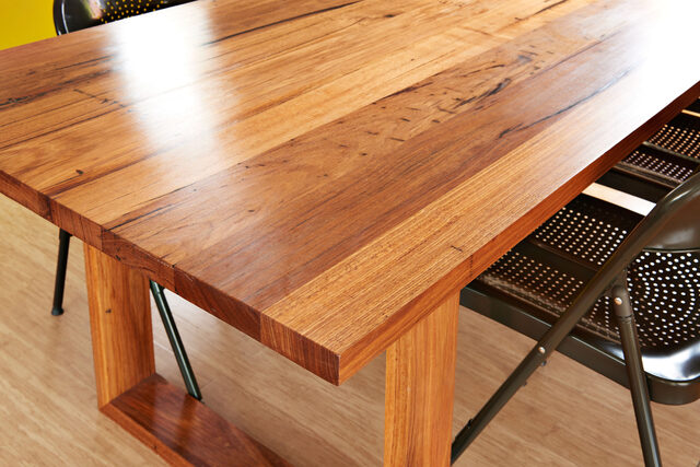 Box Frame Table | Custom Handmade by Auld Design - Table, Handmade, Dining Table, Dining, Messmate, Australian Hardwood