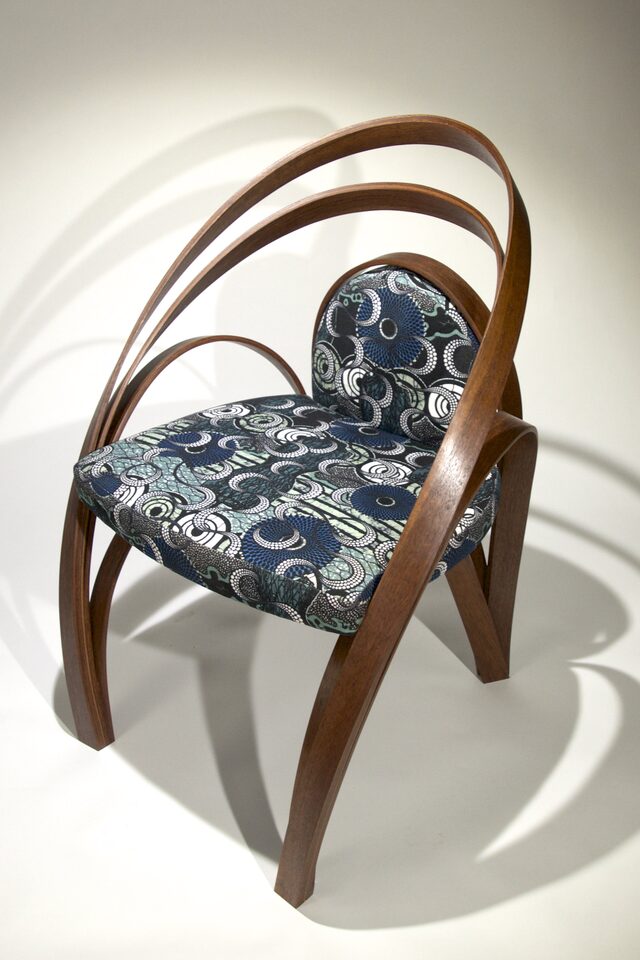 Chair l | Custom Handmade by Neil Turner - Chair, Jarrah, Curves, Bent Laminations, Organic