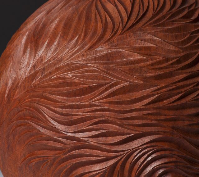 Jarrah Sphere | Custom Handmade by Neil Turner - Jarrah, Sculpture, Organic, Free Form