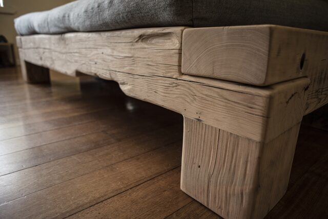 The couch to outlast a house.  | Custom Handmade by Douglas Fir Design - Couch, Sofa, Day Bed, Oregon, Recycled Timber, Rustic, Industrial, Timber, Bed, Douglas Fir