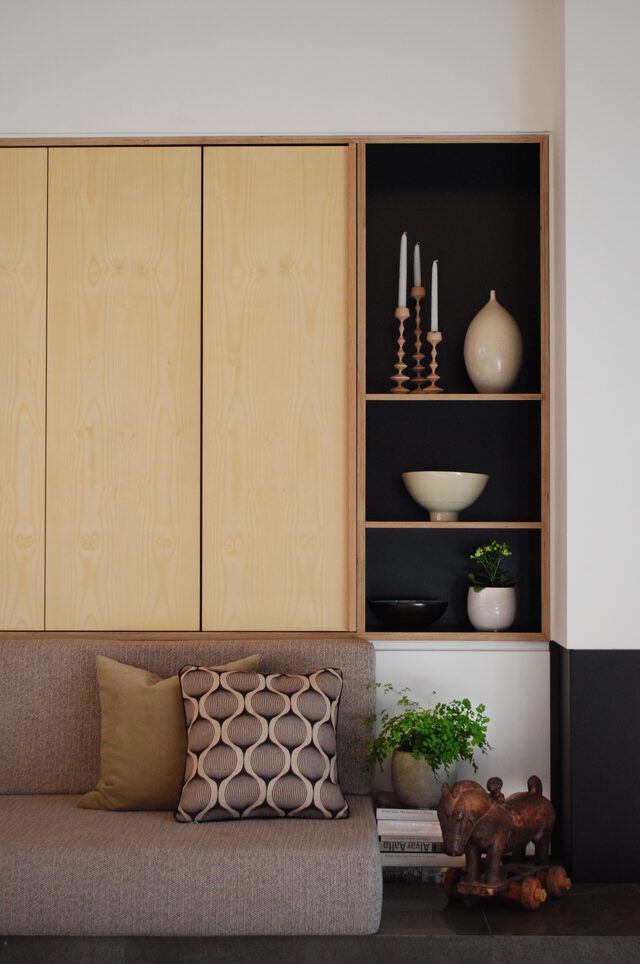 Built In Storage | Custom Handmade by Raw Edge Furniture - Custom Built, Cabinetry, Plywood, Formply, Shelving, TV Unit, Study, Desk, Hallway Unit, Built-In Storage