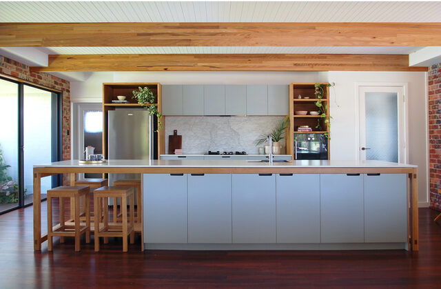 Custom Kitchens | Custom Handmade by Raw Edge Furniture - Kitchen, Wandoo, Solid Timber Kitchen, Plywood Kitchen, Storage, Plywood Shelving, Wooden Kitchen, Custom Built Kitchen