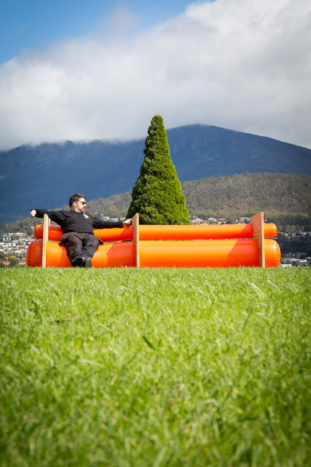 The Goodfuntime Lounge | Custom Handmade by Guy Paramore - Seating, Inflatable, Flat Pack