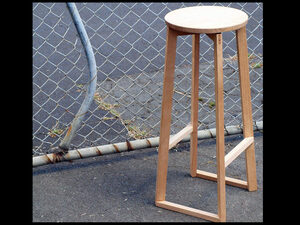 5th Degree stool | Custom Handmade by Guy Paramore - Timber, Stool, Seating