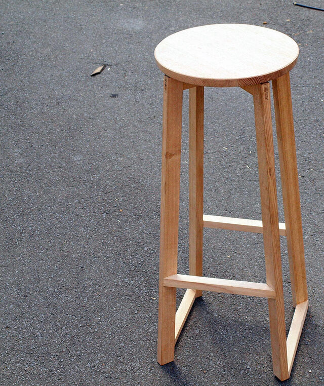 5th Degree stool | Custom Handmade by Guy Paramore - Timber, Stool, Seating